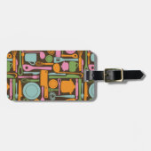 Keukengereedschap Patroon 3 Bagagelabel (Voorkant horizontaal)