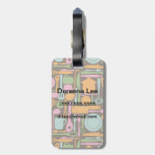 Keukengereedschap Patroon 3 Bagagelabel (Achterkant verticaal)