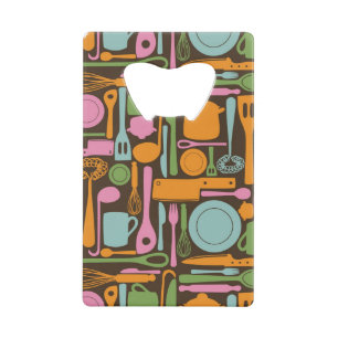 Keukengereedschap Patroon 3 Creditkaart Flessenopener