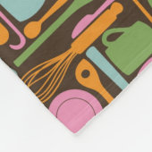Keukengereedschap Patroon 3 Fleece Deken (Hoek)