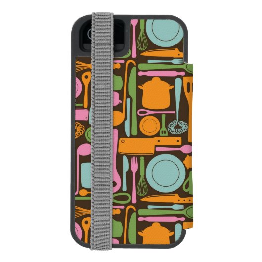 Keukengereedschap Patroon 3 Incipio iPhone Portemonnee Hoesje (Agenda Achterkant)