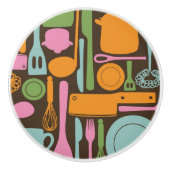 Keukengereedschap Patroon 3 Keramische Knop (Voorkant)