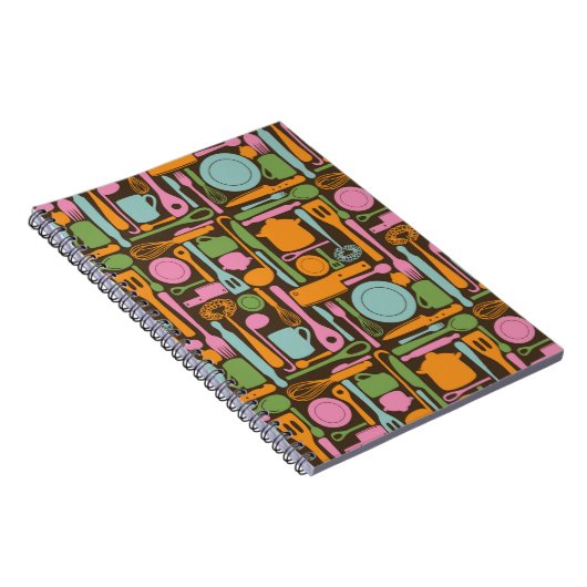 Keukengereedschap Patroon 3 Notitieboek (Rechterzijde)
