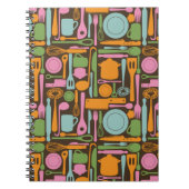 Keukengereedschap Patroon 3 Notitieboek (Voorkant)