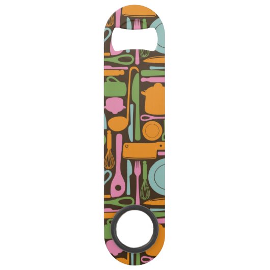 Keukengereedschap Patroon 3 Speed Flessenopener (Achterkant)