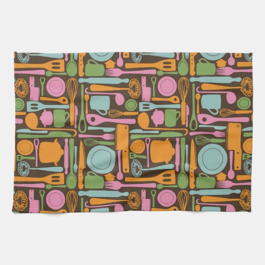 Keukengereedschap Patroon 3 Theedoek (Horizontaal)