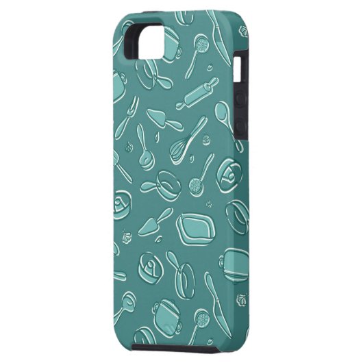 Keukengereedschap Patroon Case-Mate iPhone Case (Achterkant Links)