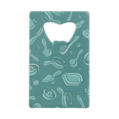 Keukengereedschap Patroon Creditkaart Flessenopener (Achterkant)