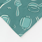 Keukengereedschap Patroon Fleece Deken (Hoek)