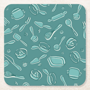 Keukengereedschap Patroon Kartonnen Onderzetters