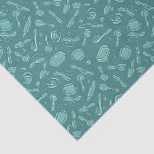 Keukengereedschap Patroon Tissuepapier (Detail)