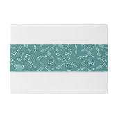 Keukengereedschap Patroon Uitnodigingen Wikkel (Achterkant Voorbeeld)