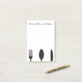 keukengereedschap post-it® notes (Op bureau)