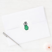 keukengereedschap ronde sticker (Envelop)