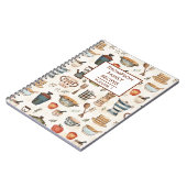 Keukengereedschap Rustiek gepersonaliseerd recept Notitieboek (Linkerzijde)