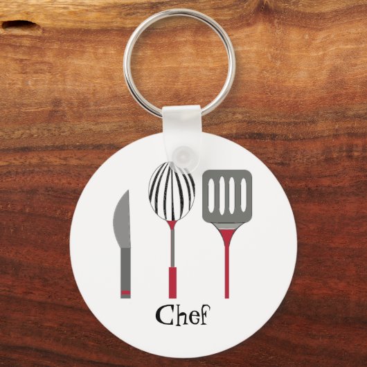 keukengereedschap sleutelhanger (Voorkant)