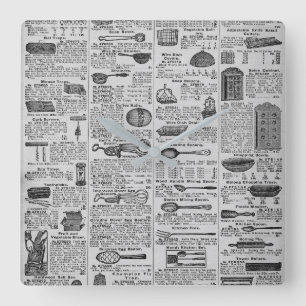  keukengereedschap vierkante klok