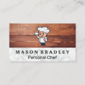 Keukengereedschappen | Chef-Logo Visitekaartje (Voorkant)
