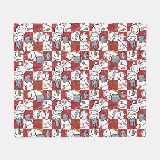 Keukengereedschappen Fleece Deken (Voorkant (Horizontaal))