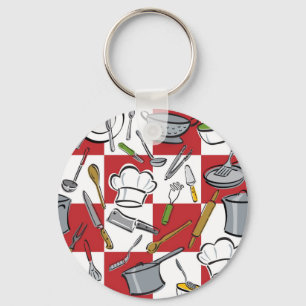 Keukengereedschappen Sleutelhanger