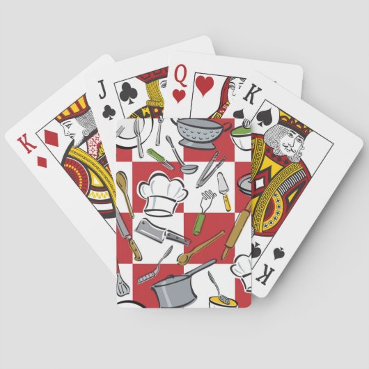 Keukengereedschappen Speelkaarten (Achterkant)