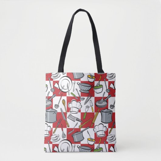 Keukengereedschappen Tote Bag (Voorkant)