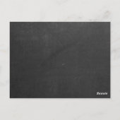 Keukengereedschappen voor hergebruik met zwarte-ka briefkaart (Achterkant)