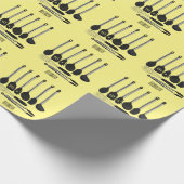 Keukengereedschapsafbeelding cartoon cadeaupapier (Hoek)