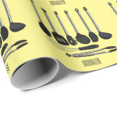 Keukengereedschapsafbeelding cartoon cadeaupapier (Rol Hoek)