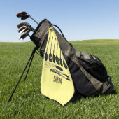 Keukengereedschapsafbeelding cartoon golfhanddoek (Groen)