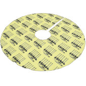 Keukengereedschapsafbeelding cartoon kerstboom rok (Gekanteld)