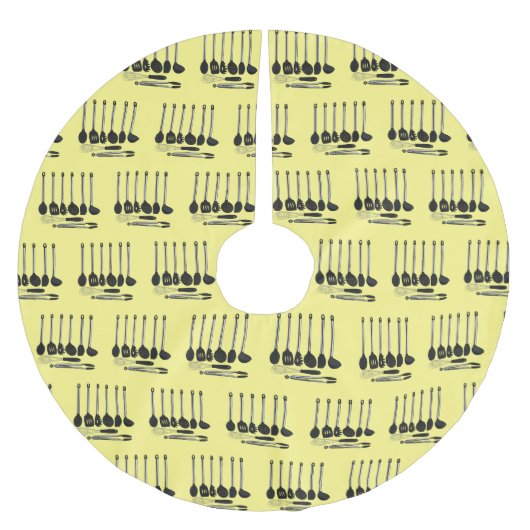 Keukengereedschapsafbeelding cartoon kerstboom rok (Voorkant)