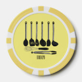 Keukengereedschapsafbeelding cartoon poker chips (Voorkant)