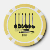 Keukengereedschapsafbeelding cartoon poker chips (Achterkant)