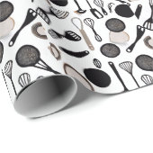 Keukengereedschapswerktuigen Thema-verpakkingspapi Cadeaupapier (Rol Hoek)