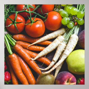 Keukengerei en poster van Veggies