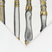 keukengerei fleece deken (Hoek)