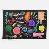 Keukengerei / Gereedschap in Hawaïaanse Keukenhand Theedoek (Horizontaal)