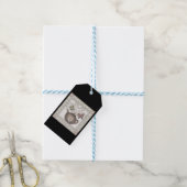 Keukengerei, glas, imitatie cadeaulabel (Met Touw)