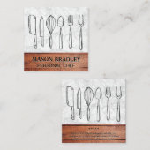 Keukengerei | Grill Master Vierkante Visitekaartje (Voorkant / Achterkant)