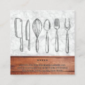 Keukengerei | Grill Master Vierkante Visitekaartje (Achterkant)