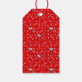 Keukengerei, LABEL met rood-HANG/SJABLOON met LABE Cadeaulabel (Achterkant)