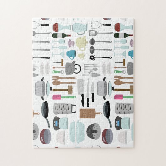 keukengerei legpuzzel (Verticaal)