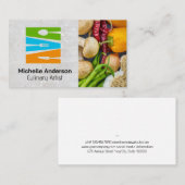 keukengerei Logo | verse producten Visitekaartje (Voorkant / Achterkant)