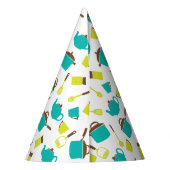 Keukengerei, met de klok mee, messenmakerswerk, ke feesthoedjes (Achterkant)