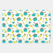 Keukengerei, met de klok mee, messenmakerswerk, ke inpakpapier vel (Voorkant 3)