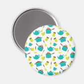 Keukengerei, met de klok mee, messenmakerswerk, ke magneet (Voorkant / Achterkant)