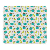 Keukengerei, met de klok mee, messenmakerswerk, ke snijplank (Voorkant)