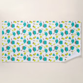 Keukengerei, met de klok mee, messenmakerswerk, ke strandlaken (Voorkant)