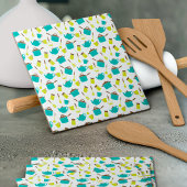 Keukengerei, met de klok mee, messenmakerswerk, ke tegeltje